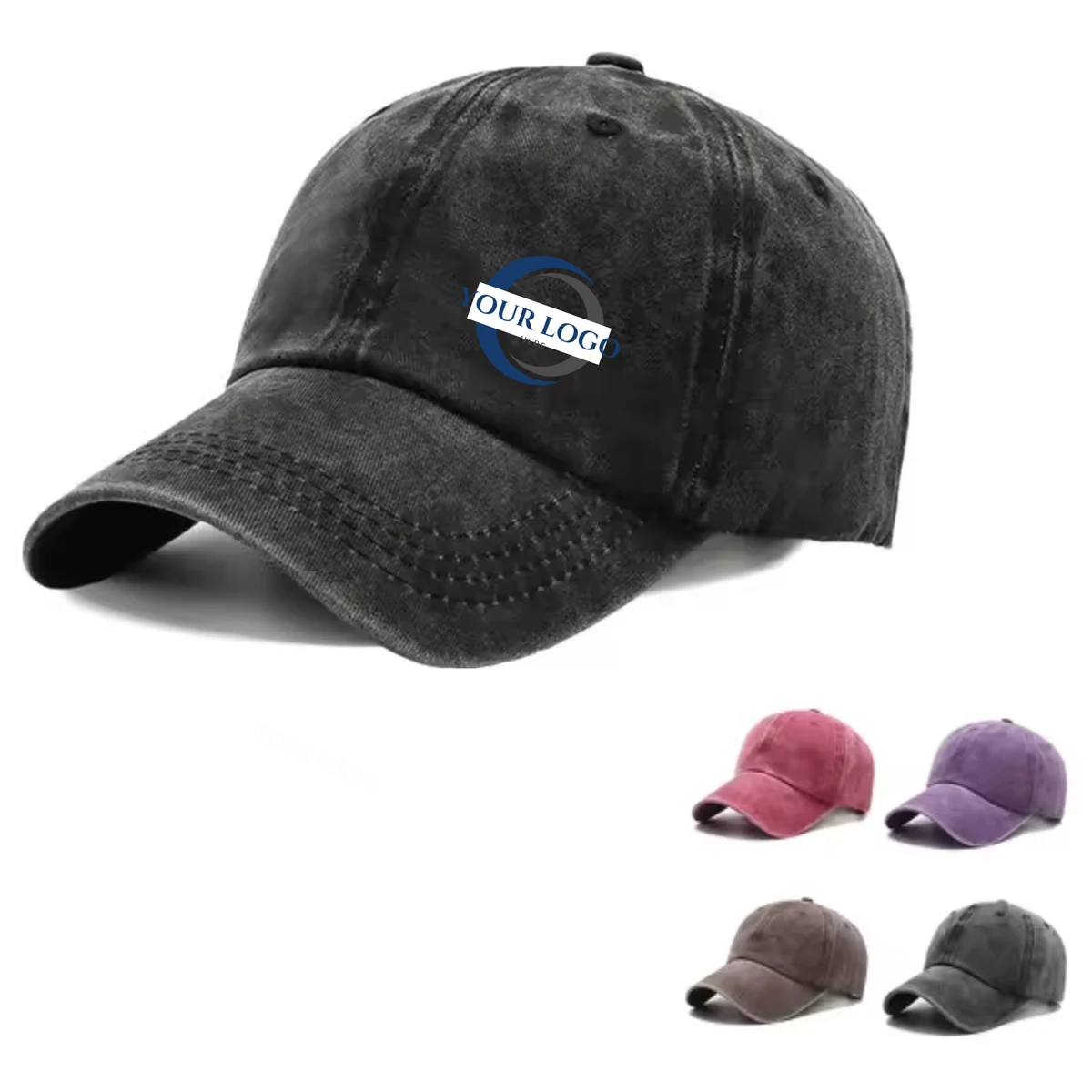 Timeless Vintage Washed Cotton Top Hat - Perfect for Any Event 1