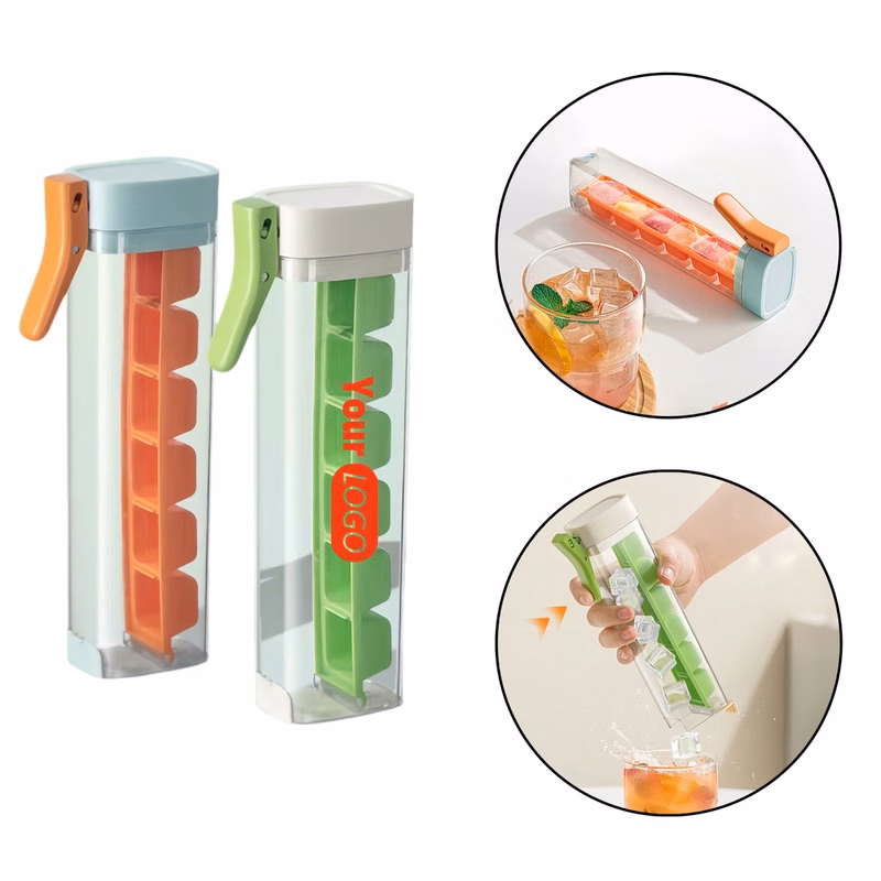 Simple Press-Type Six-Compartment Ice Cube Tray