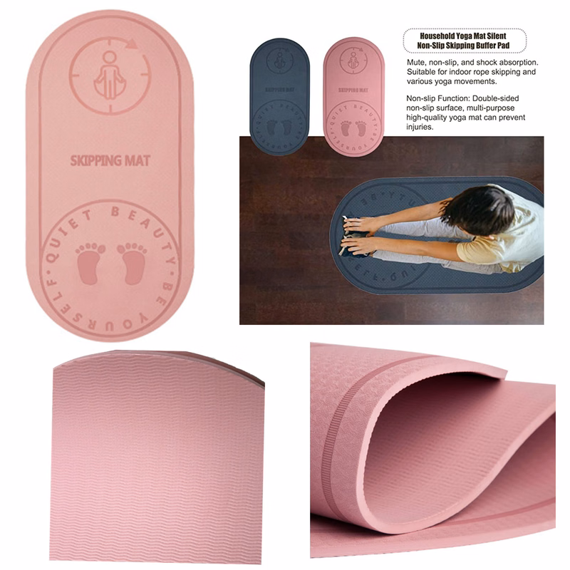 Mute And Shock-absorbing Skipping Mat