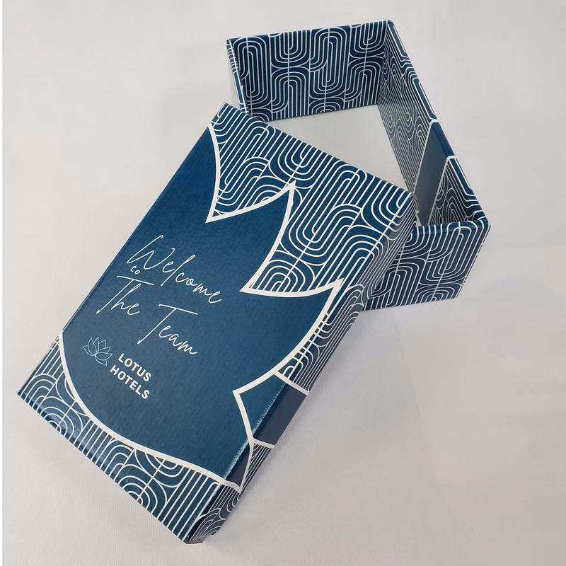 10" x 6" x 4" - E Flute Two Piece Box
