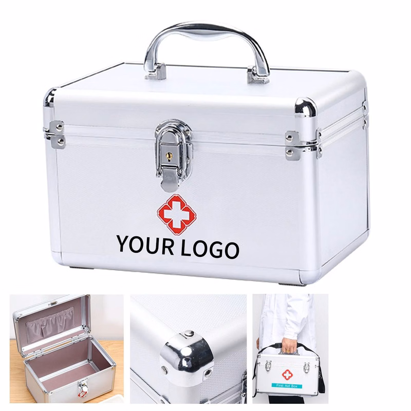 Lockable Aluminum Alloy First Aid Case