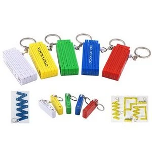 Portable Folding Ruler+Key Chain 1