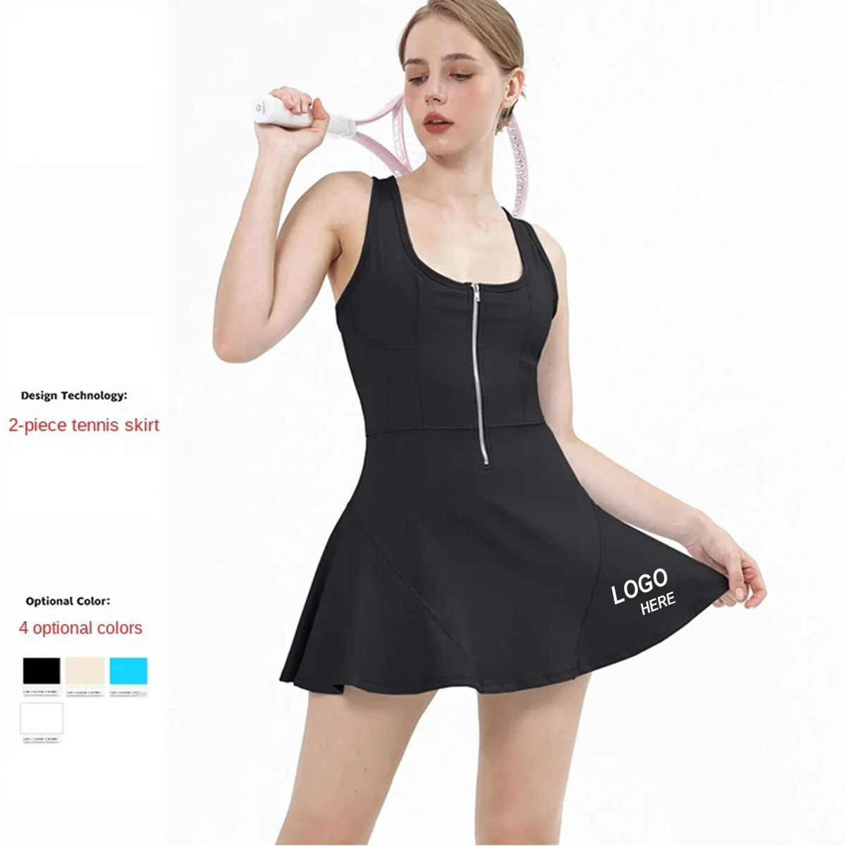 Jumpsuit Gym Women Tennis Dress 1