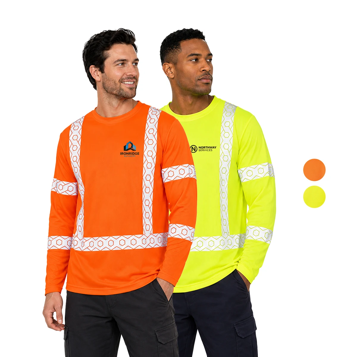 3.8 Oz. Polyester Class 3 Segmented Tape Safety T-Shirt 1