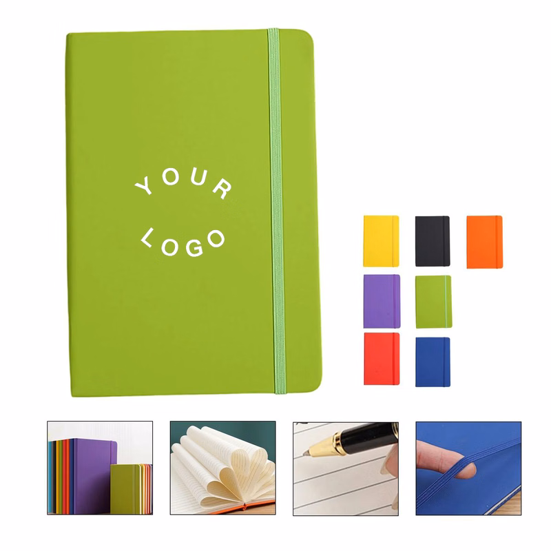 A5 Lined Journal with Bookmark and Secure Band