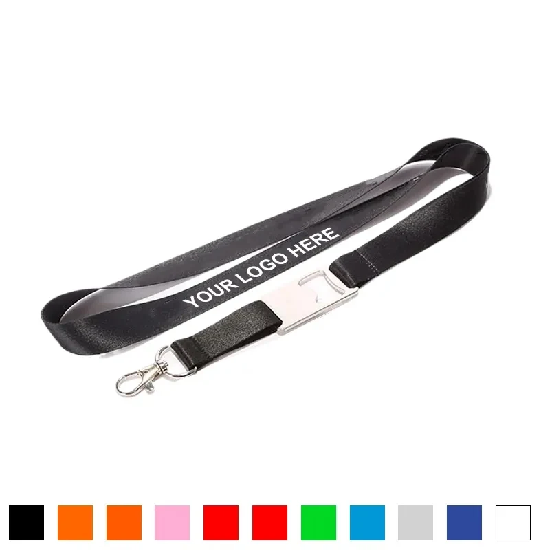 Polyester Bear Opener Heat-Transfer Lanyard 1