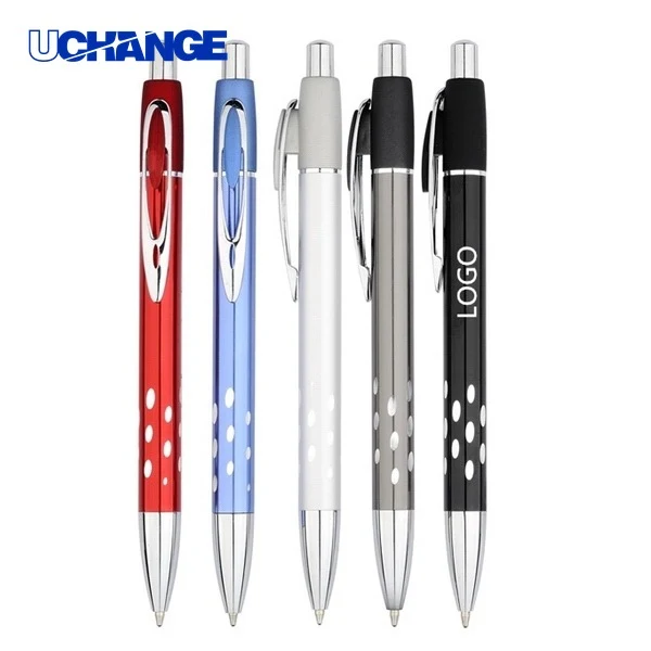 Metal Click Pen for Professional Office Writing & Branding, custom pen with logo imprint 1