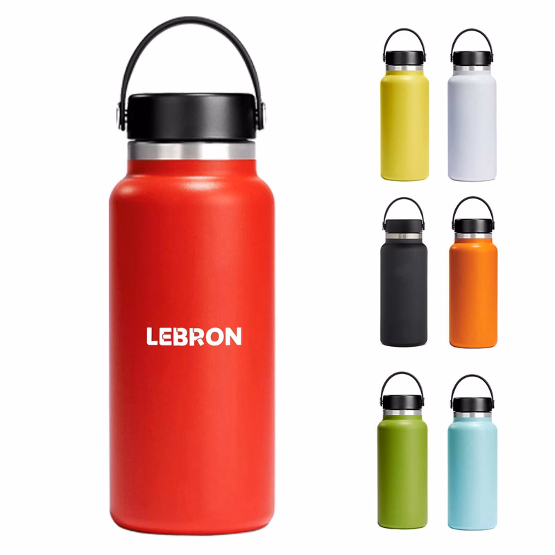 32 Oz Standard Mouth Stainless Steel Bottle with Flex Cap