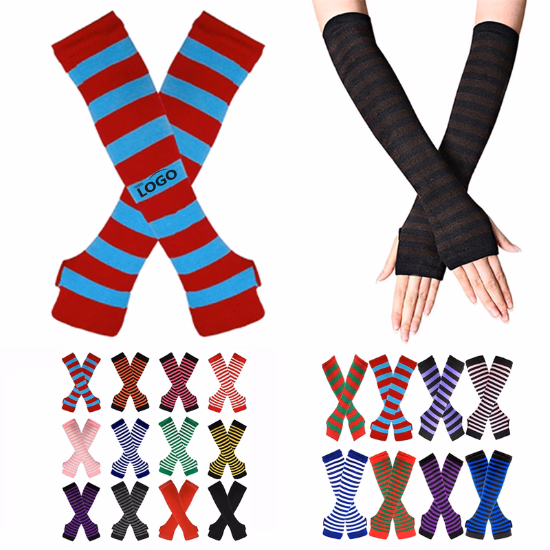 Practical Knit Arm Warmer Gloves