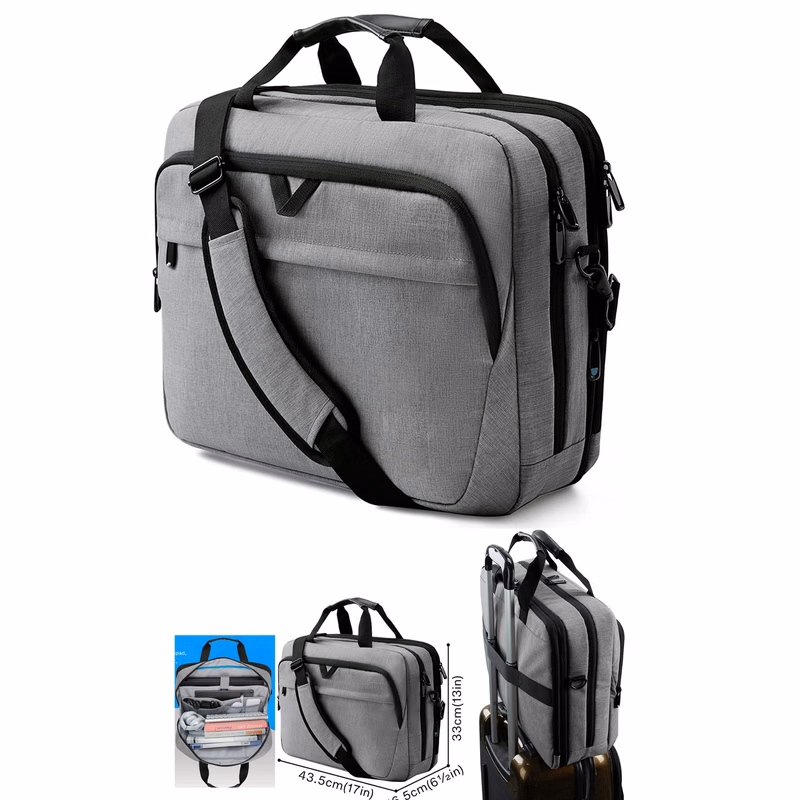 17.3 Inch Laptop Bag Expandable Briefcase