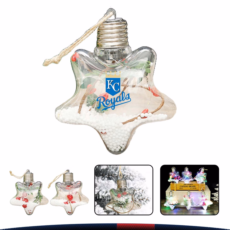 Transparent Star LED Decorative Bottle