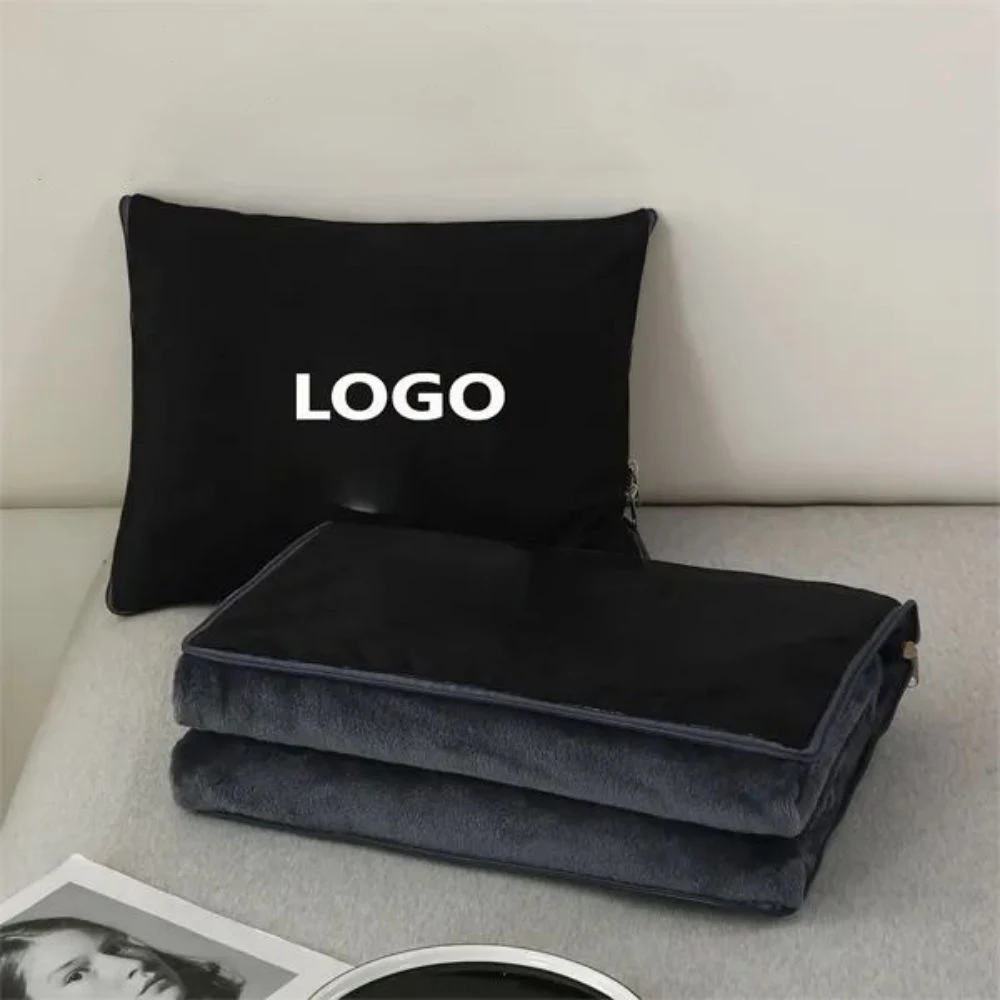 2-In-1 Car Throw Pillow/Blanket MOQ 1