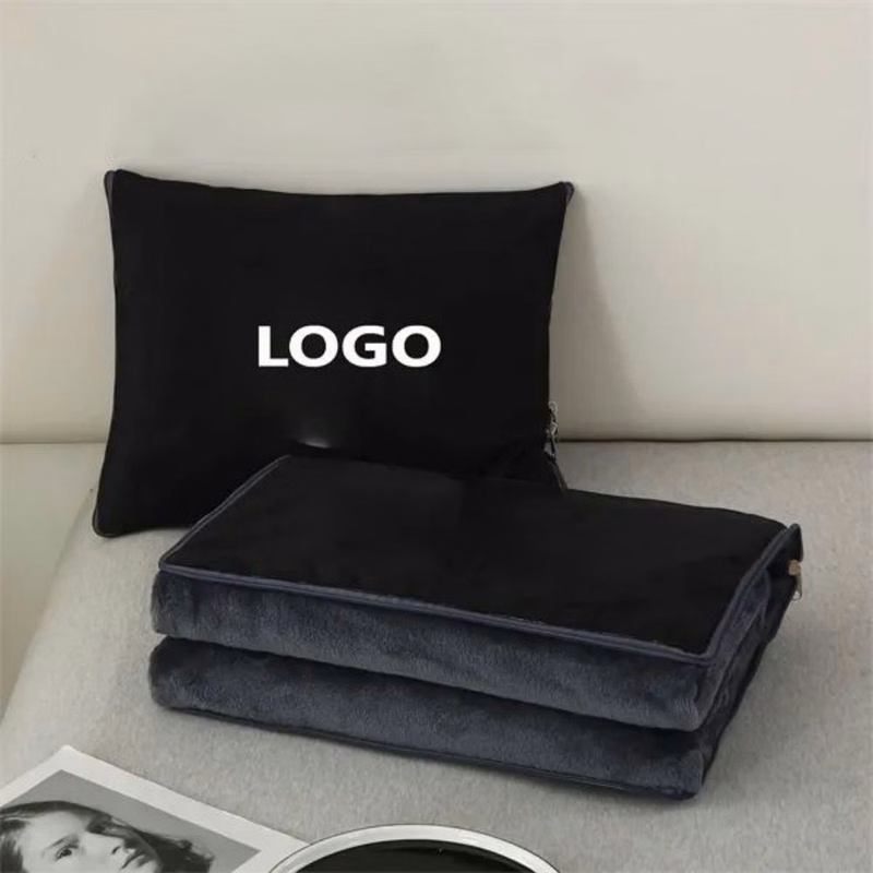 2-In-1 Car Throw Pillow/Blanket MOQ