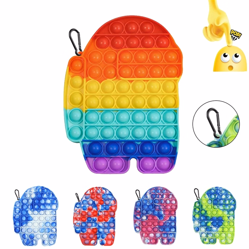 7.87"*7.09"Push Bubble Pop Fidget Sensory Antistress Kid Toy