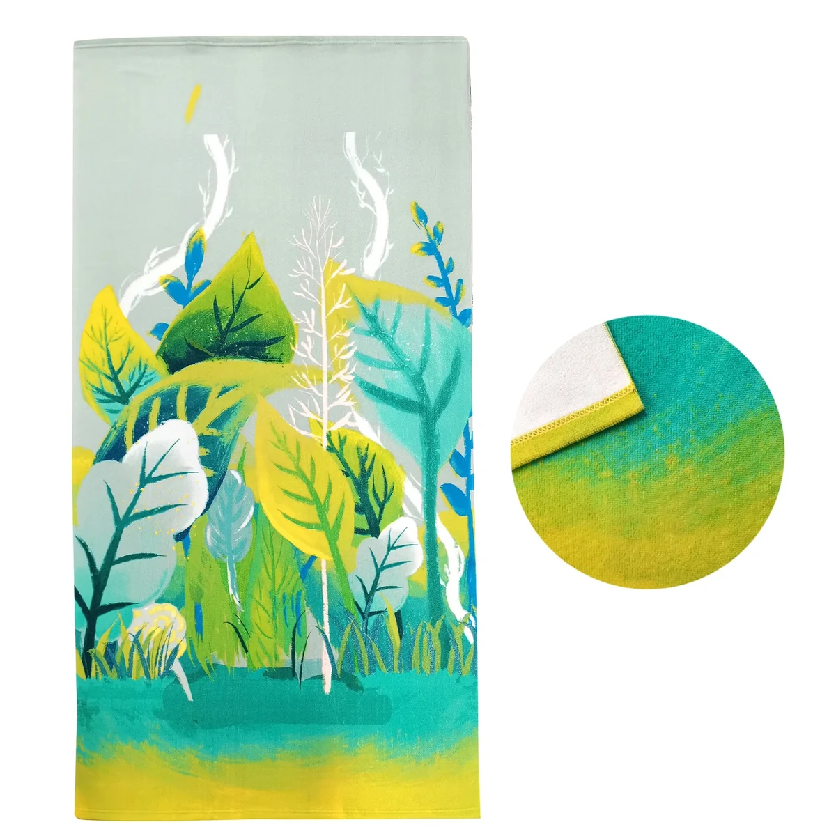 Full Color Microfiber Beach Towel 1