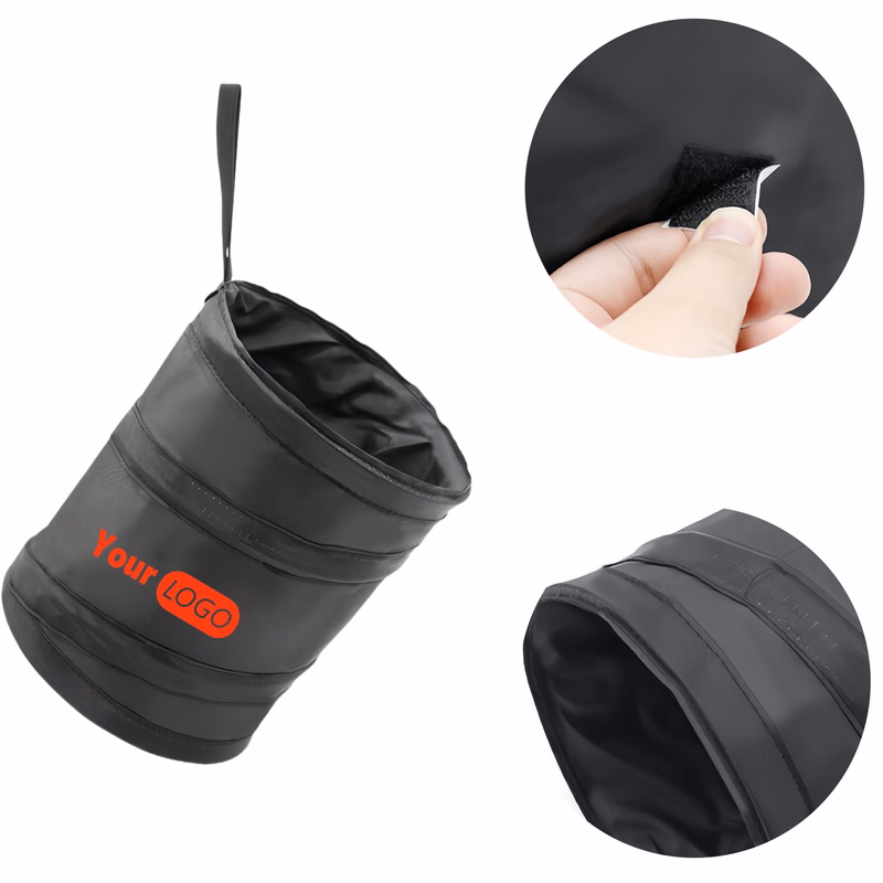 Oxford Cloth Car-mounted Foldable Trash Can