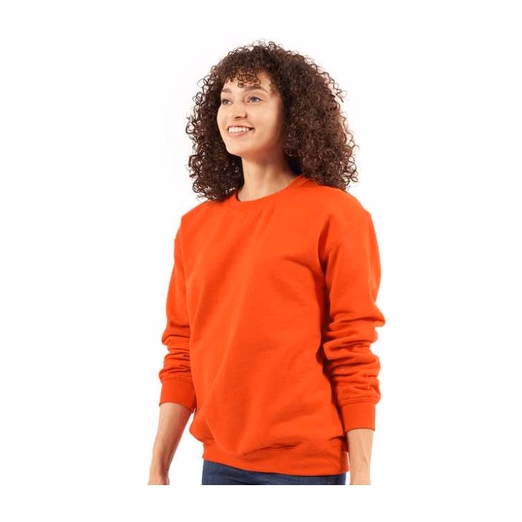 Adult Crewneck Sweatshirts - Orange S-XL