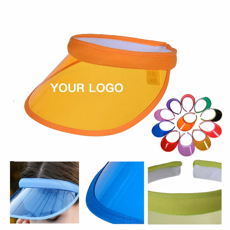 Lightweight Transparent Visor For Golf And Beach