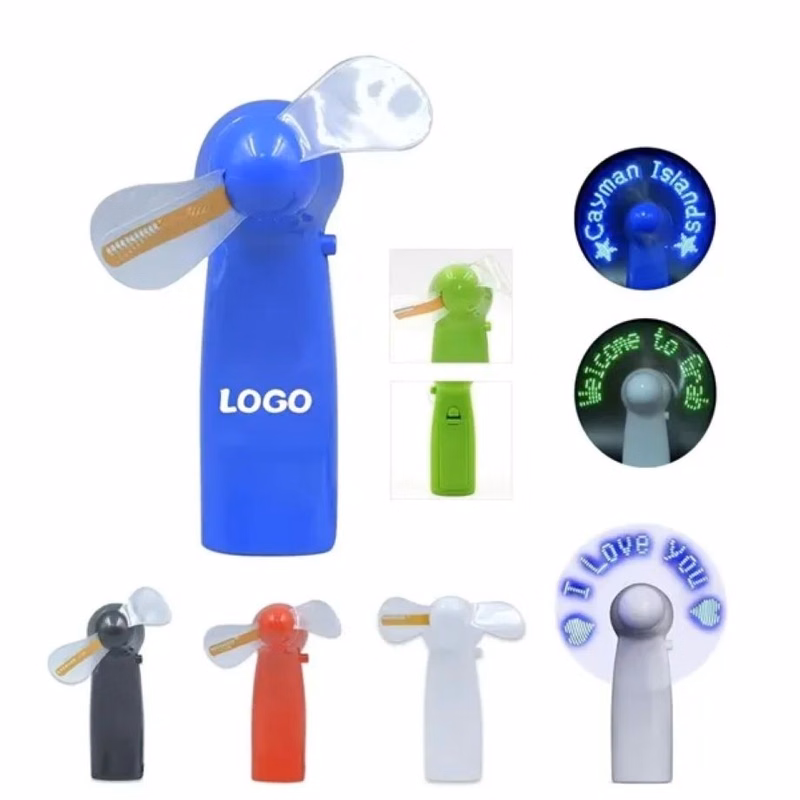Mini Flash Message Fan with LED