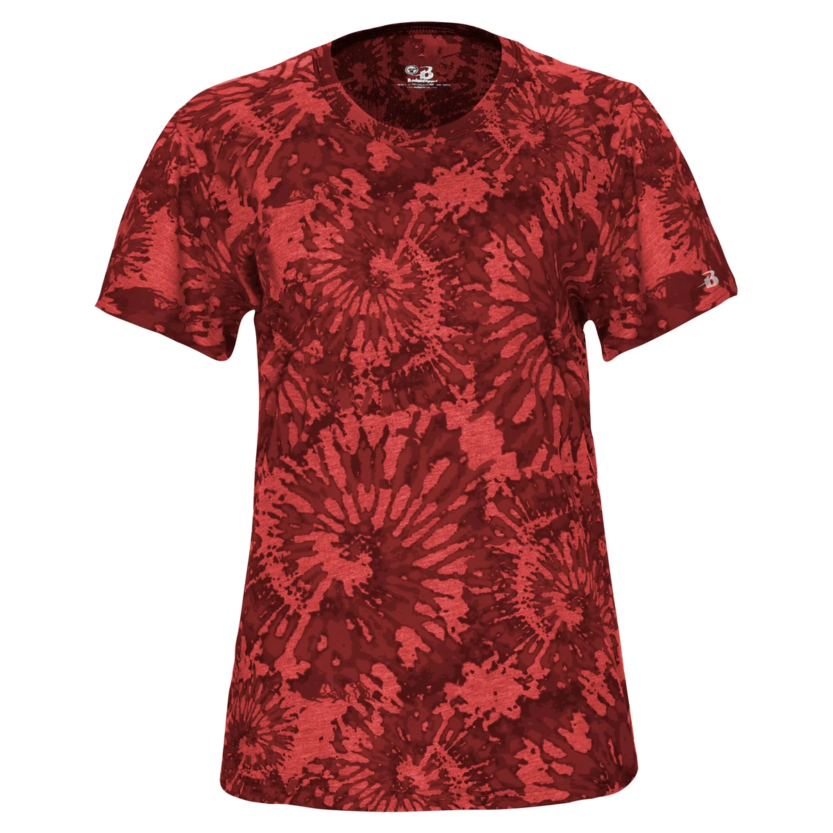 TIE-DYE TRI-BLEND WOMEN'S TEE 1
