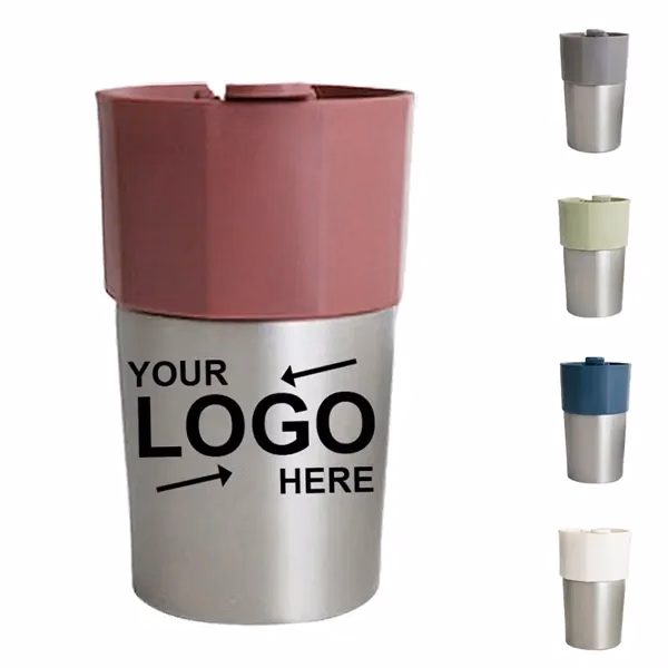 Custom 10 oz Double Wall Stainless Steel Insulated Coffee Mug — Office Drinkware