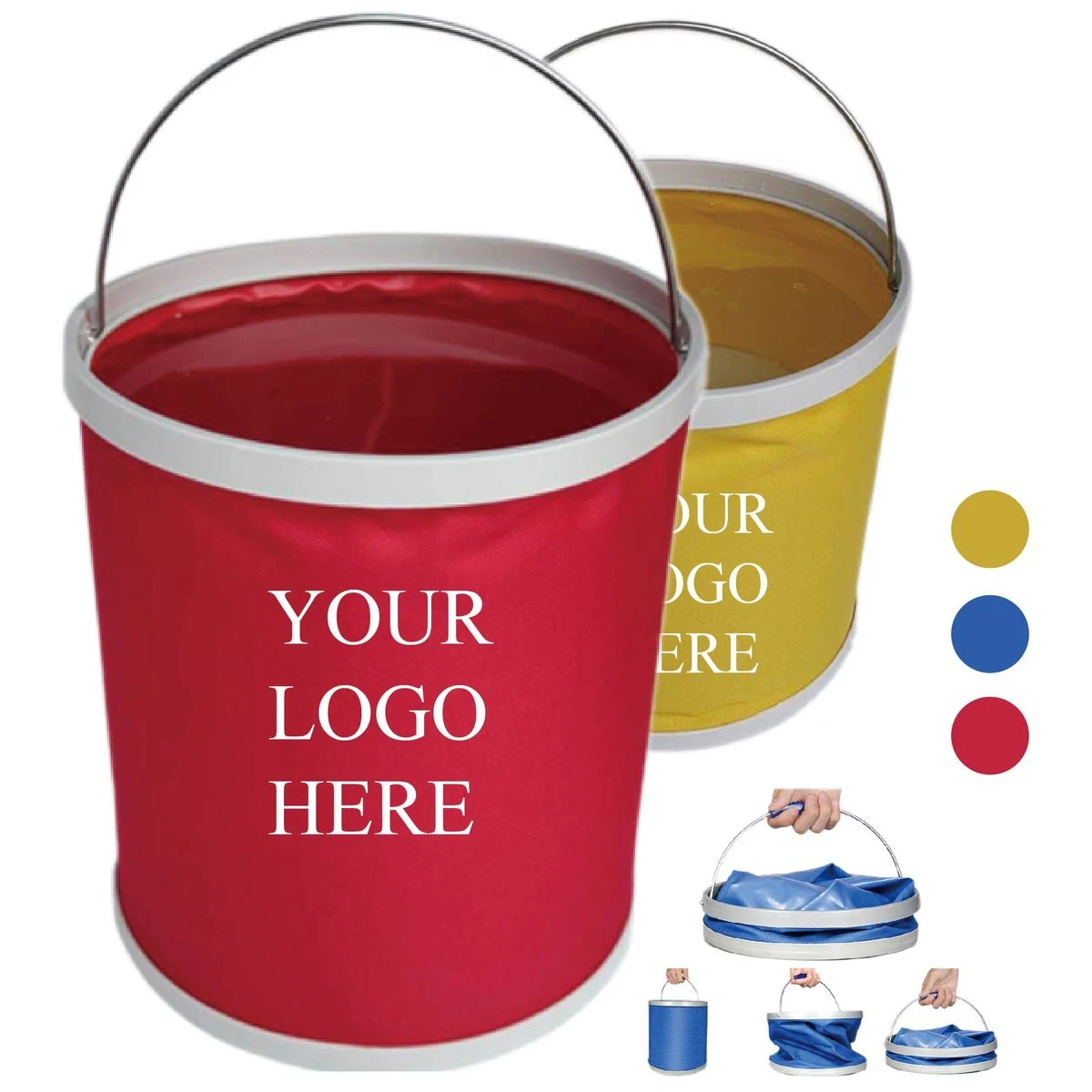 9L Travel Bucket with Steel Grip 1