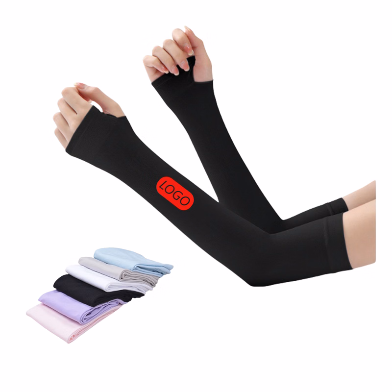 UV Sun Protection Arm Sleeves with Thumb Holes MOQ50