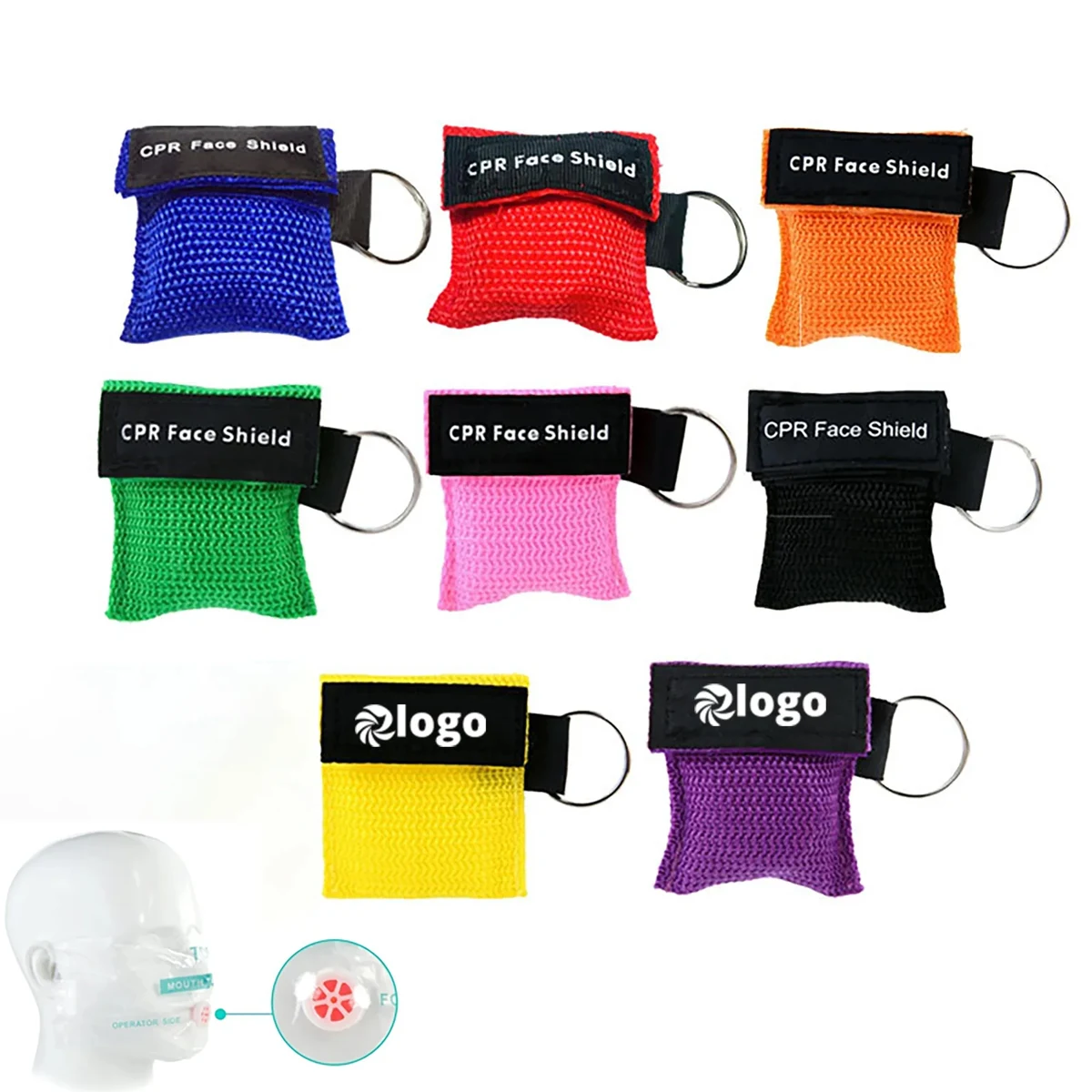 CPR Emergency Face Shield Mask MOQ 50pcs 1