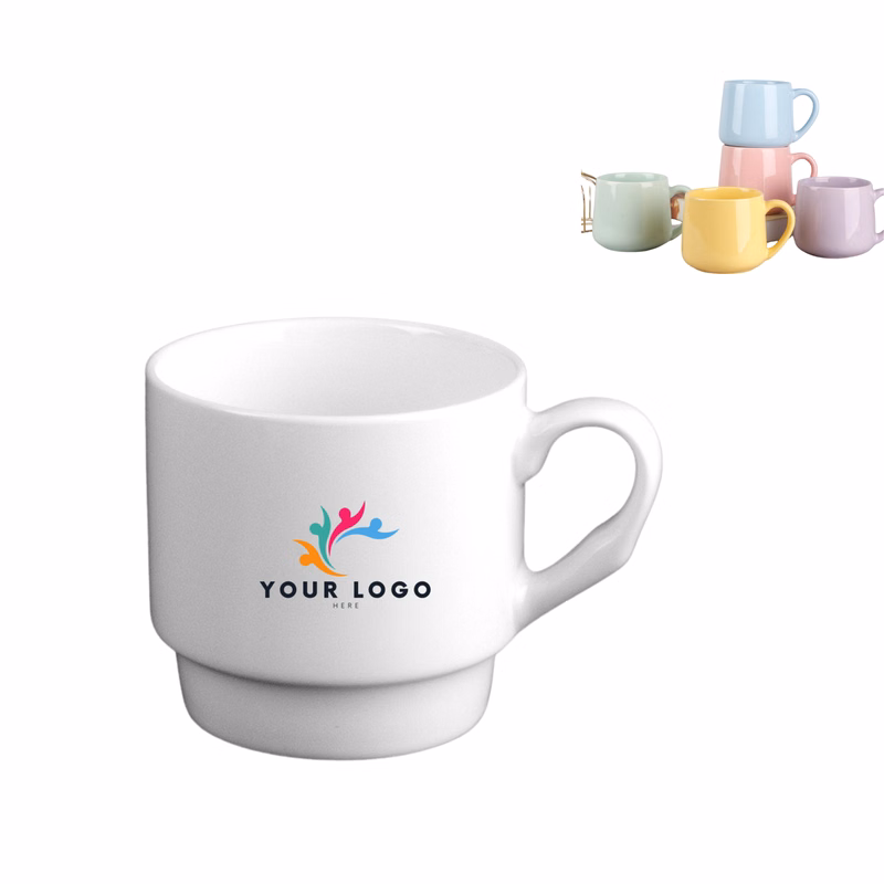 Sleek White Ceramic Mug