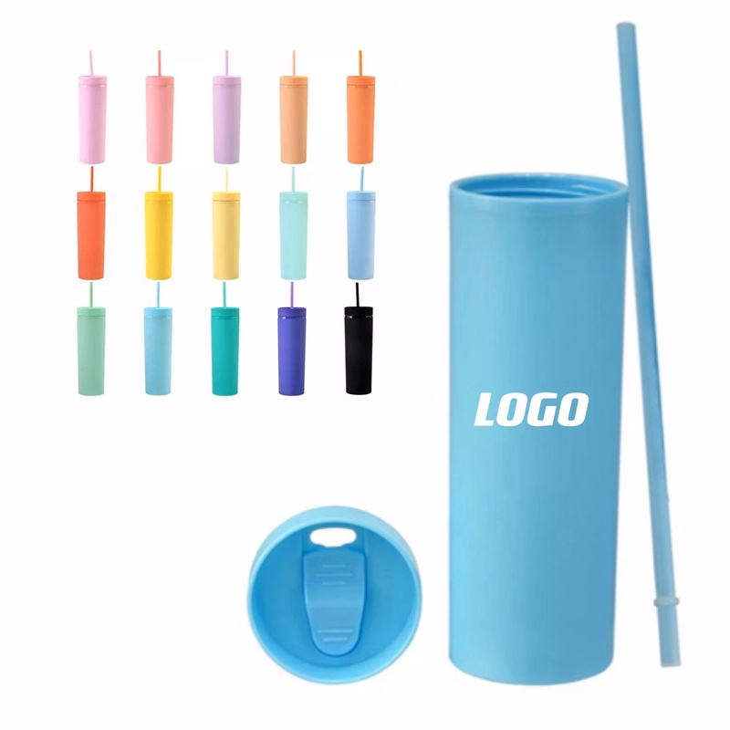 16Oz Double-Walled Skinny Tumbler