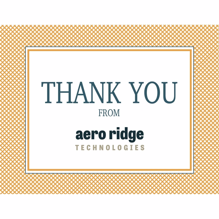 Thank You Greeting Card