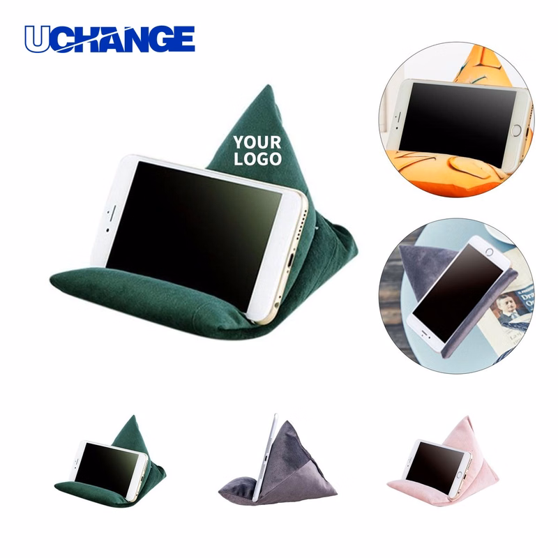 Triangle Pillow Phone Stand Holder 4.8" x 6.2" x 3.6"