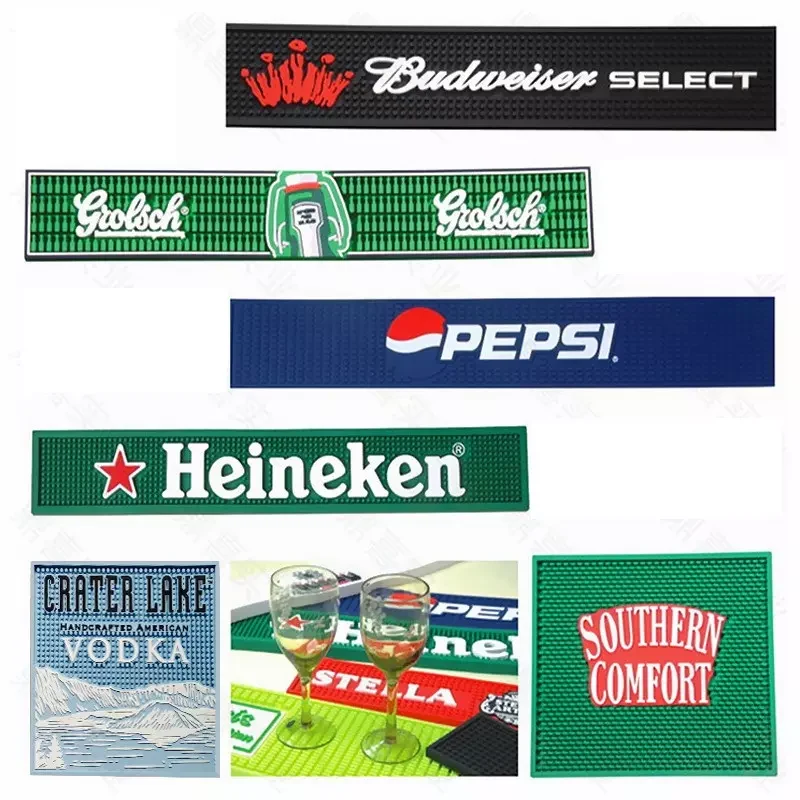 Custom PVC Rubber Bar Beer Mat 1
