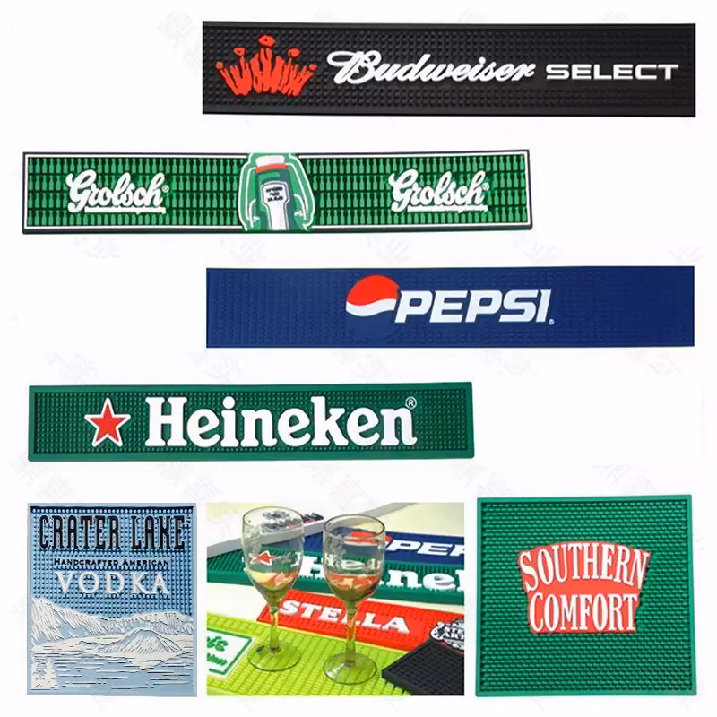 Custom PVC Rubber Bar Beer Mat