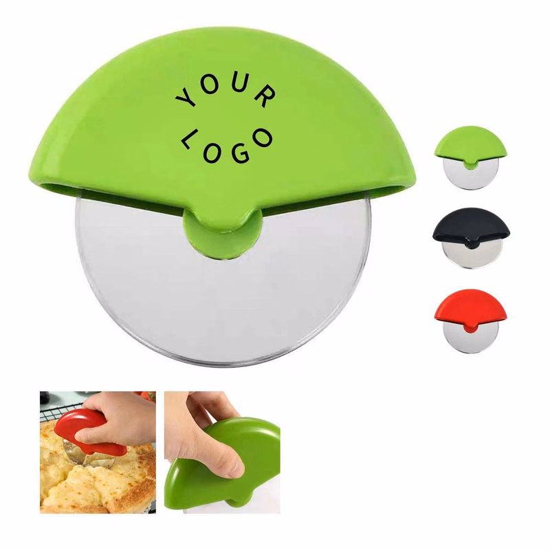Compact Stainless Steel Pizza Cutter Tool