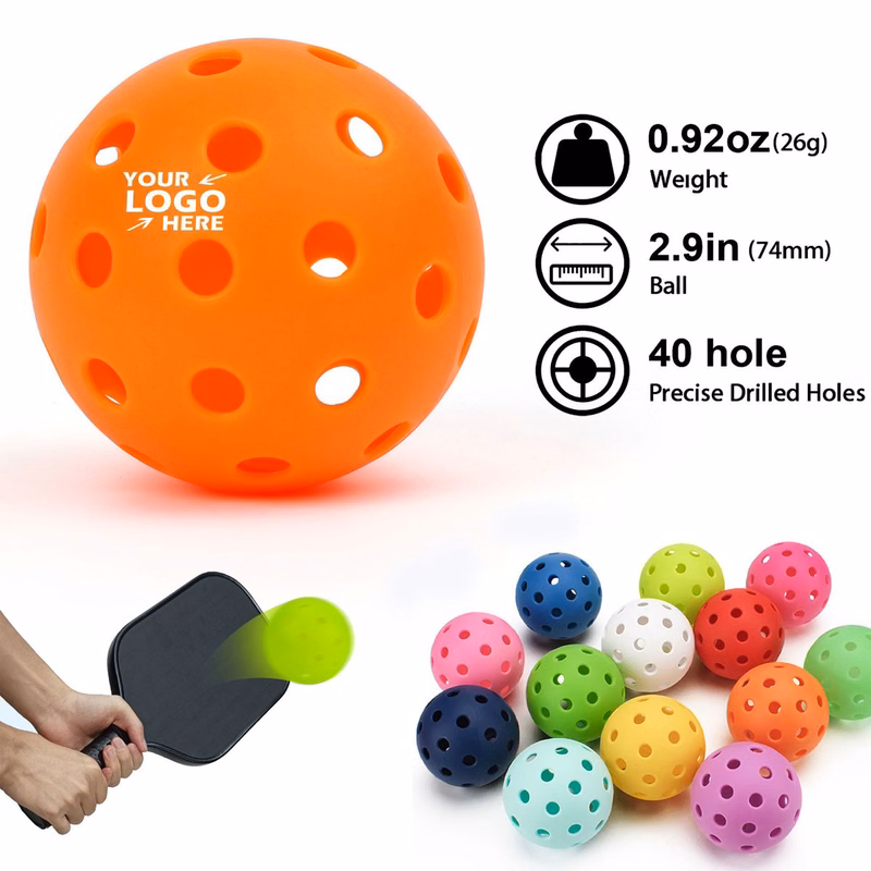 Custom High-Performance Outdoor Pickleballs