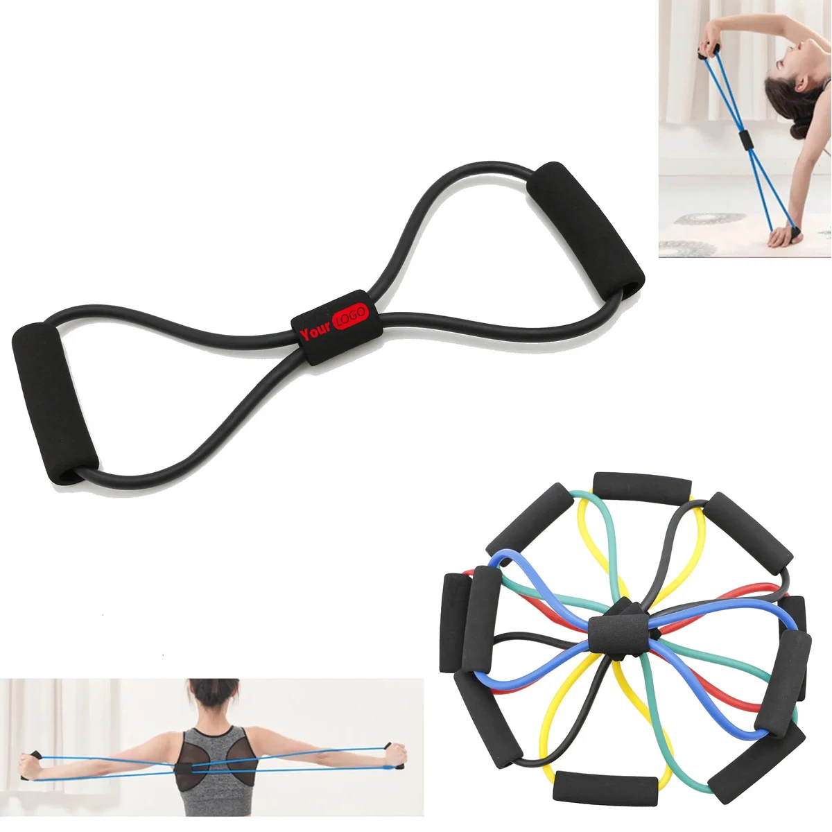 8 Shape Shoulder Elastic Band 10pcs 1