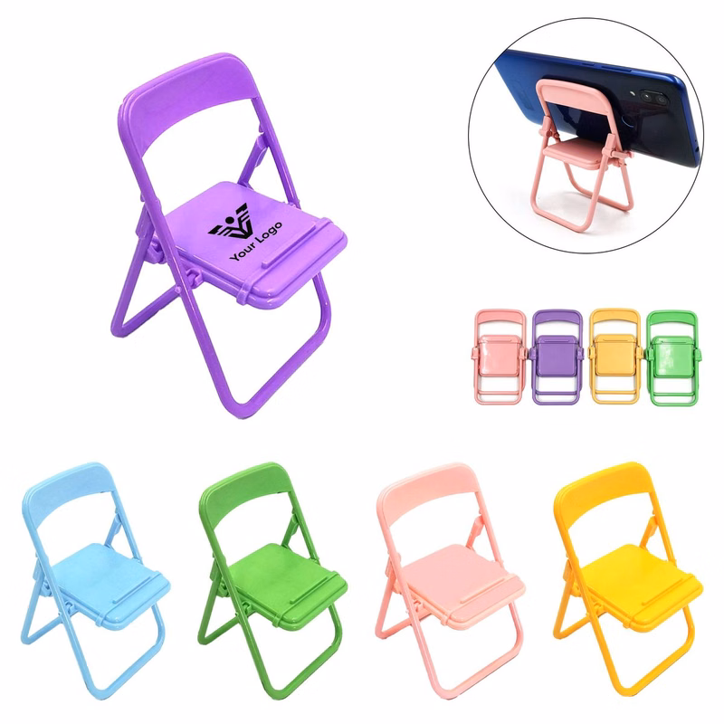 Mini Folding Chair Phone Stand