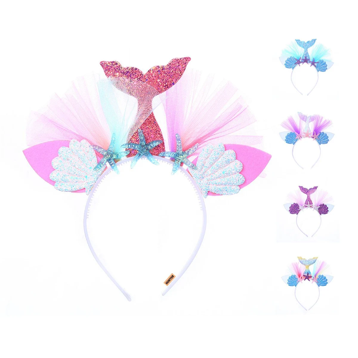 Plastic Resin Mermaid Headband For Girls 1