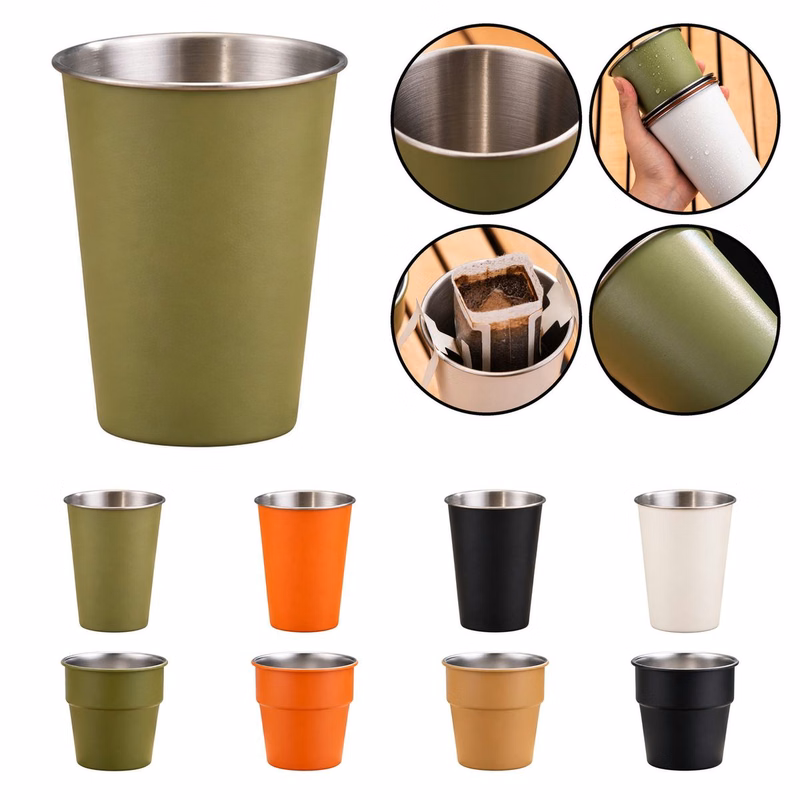 Stackable Stainless Camping Cup