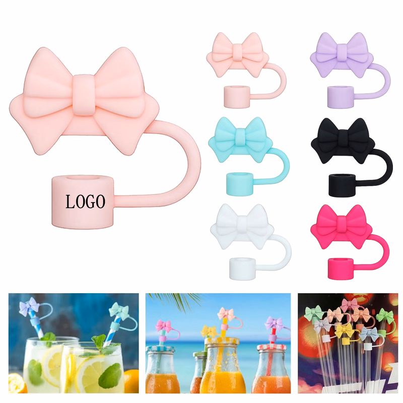 Bows-shaped Straw Cap