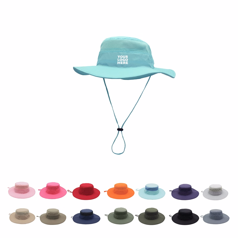 Colorful Wide Brim Fisherman Bucket Hat MOQ50