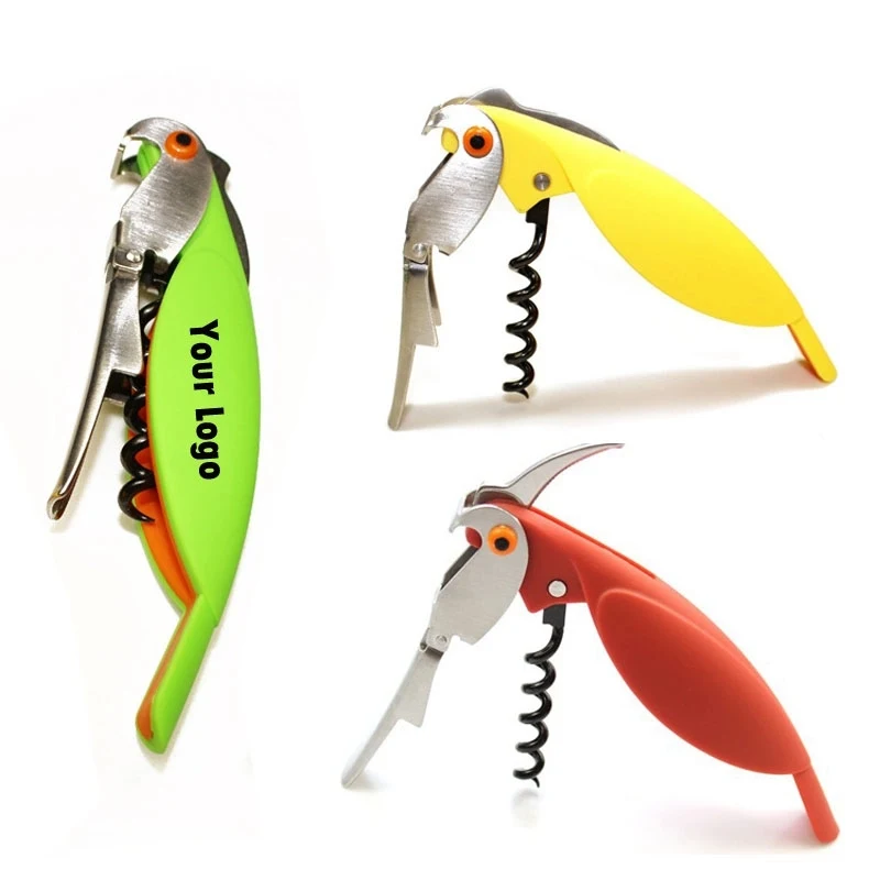 Stainless Steel Parrot Corkscrew 1