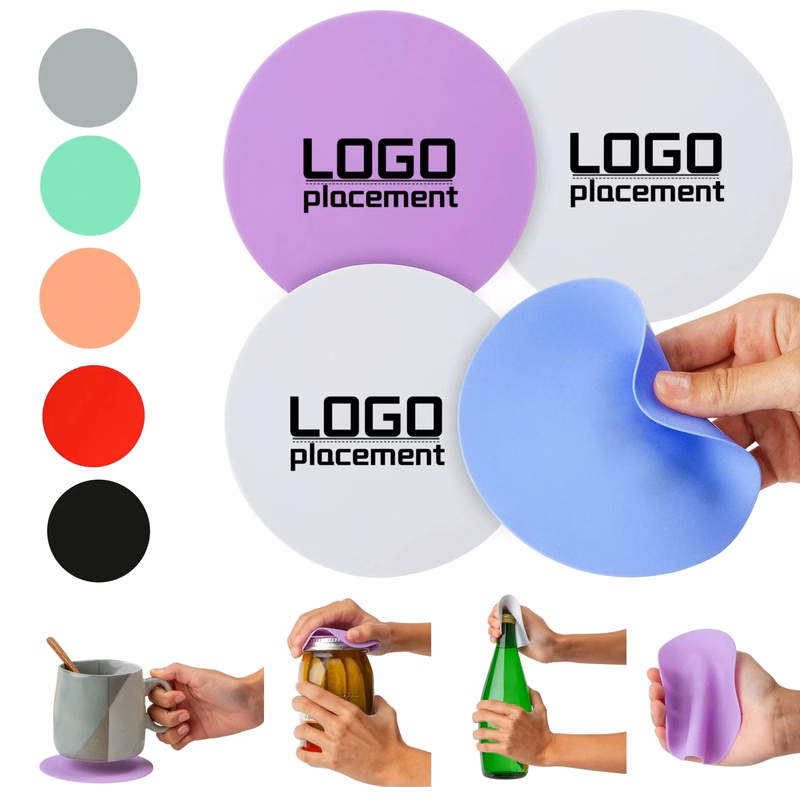 Multi - Color Silicone Lid - Opening Aid Heat Insulation Mat
