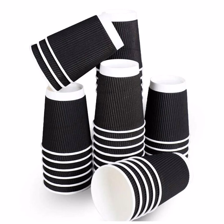 Three Leaf 9oz. Ripple Wall Cups 45 Pack