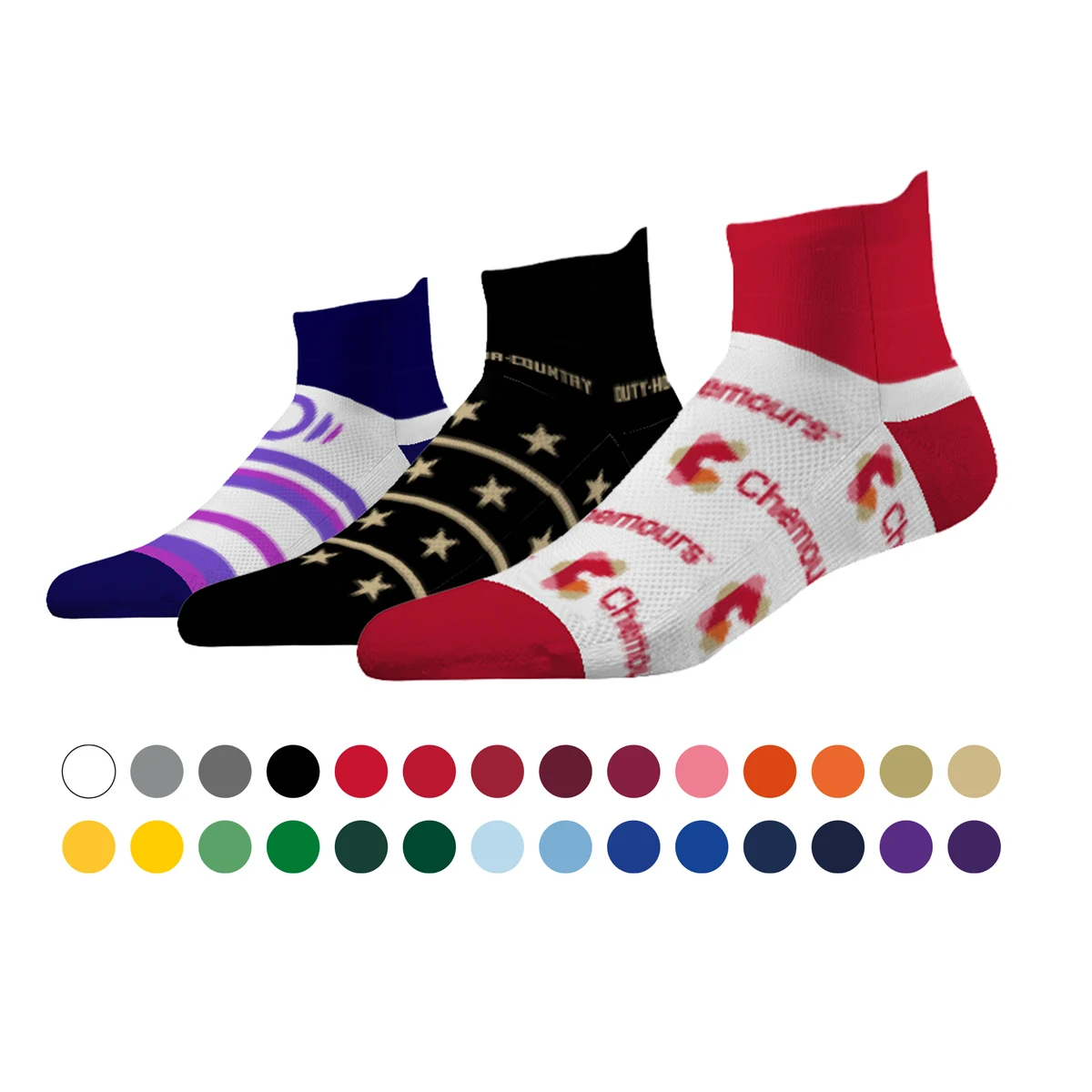 Saver Woven Quarter Sock 1