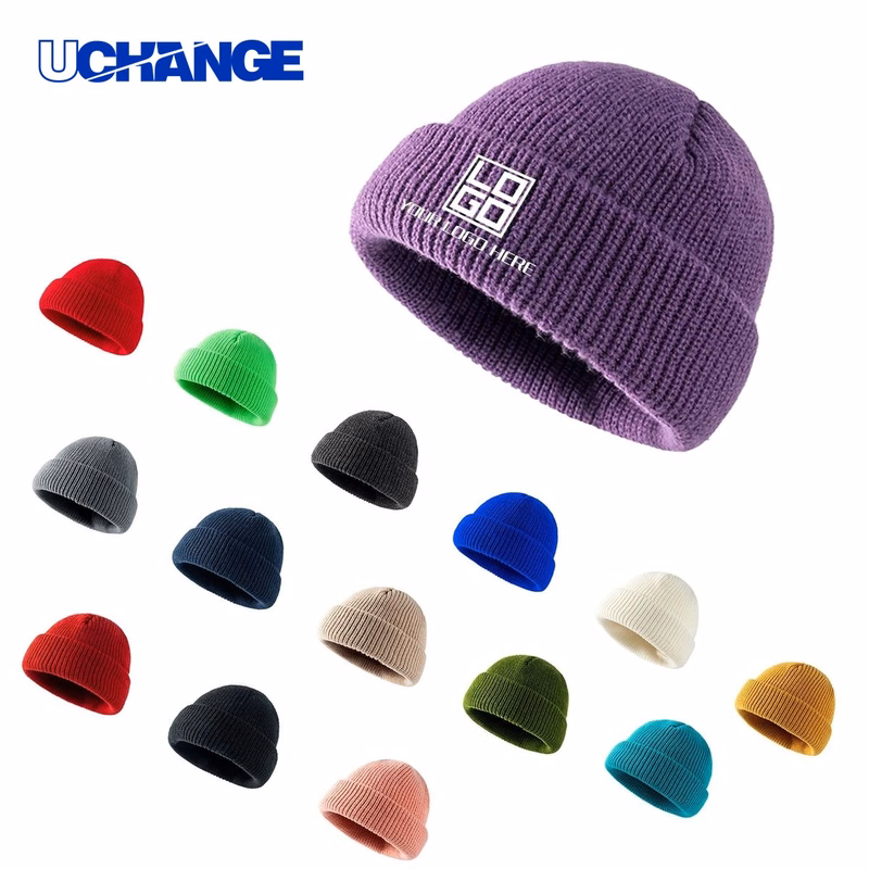 Ribbed Knit Cuff Beanie