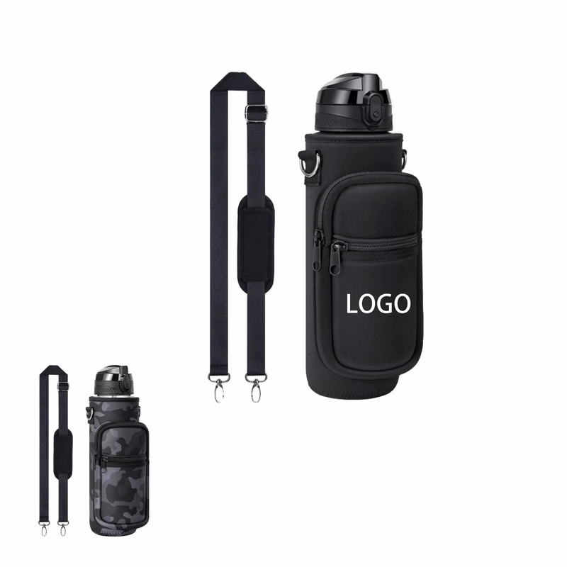 32 Oz Water Bottle Tote Bag Thermos Cup Holder