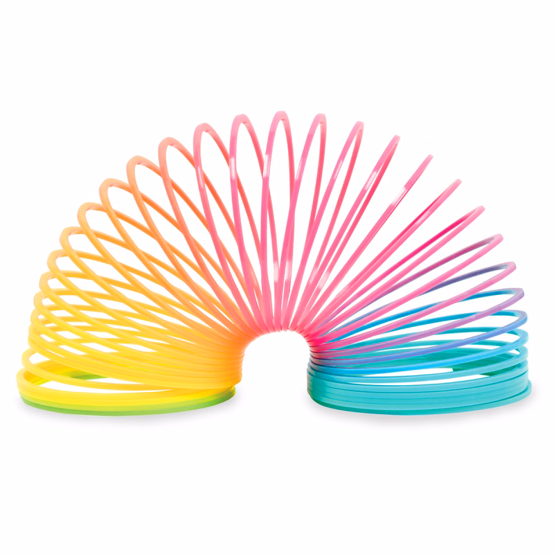 Rainbow Circle Spring Toys(Imprintable)