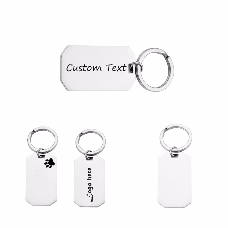 Metal Stainless Steel Keychain